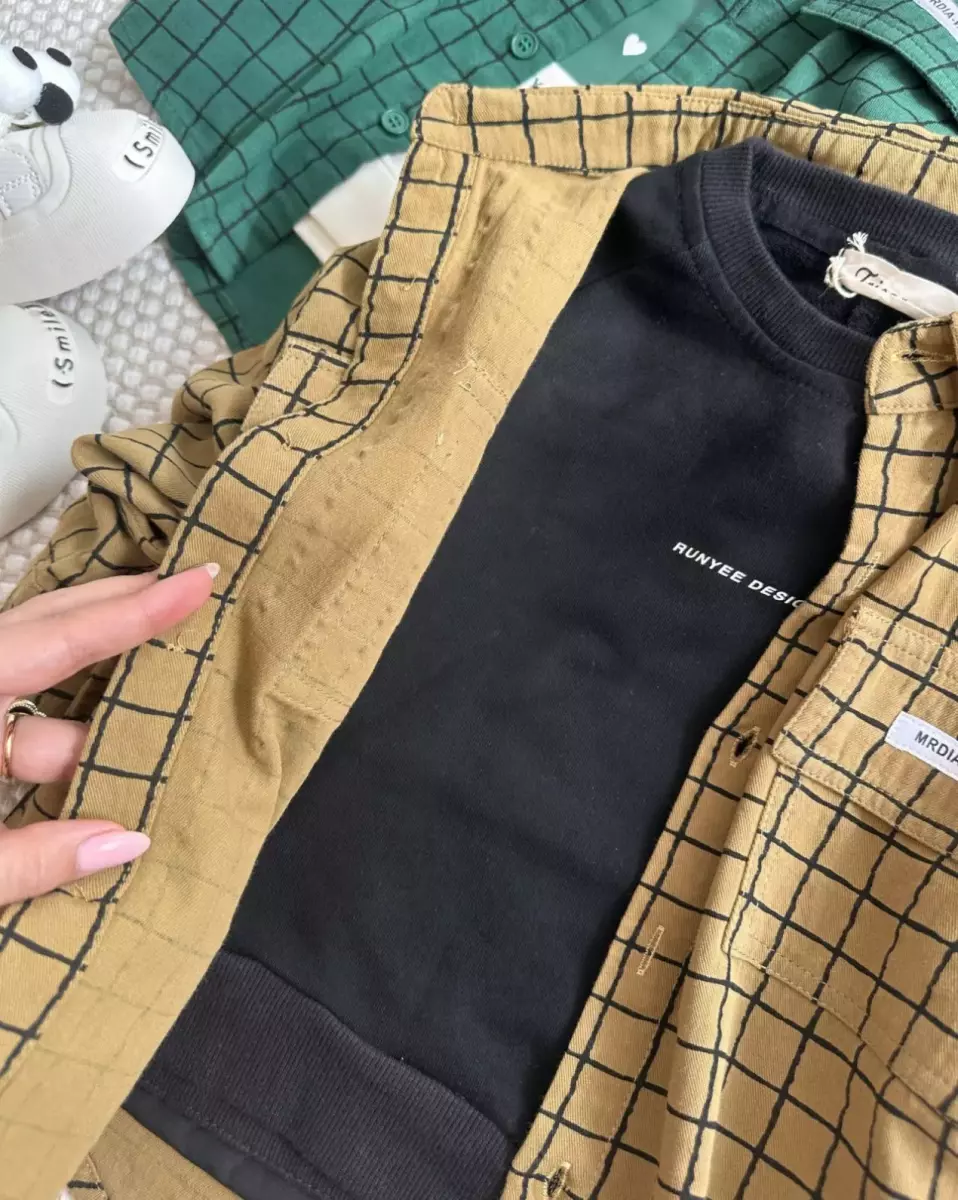 پیراهن چهار خونه کد 600