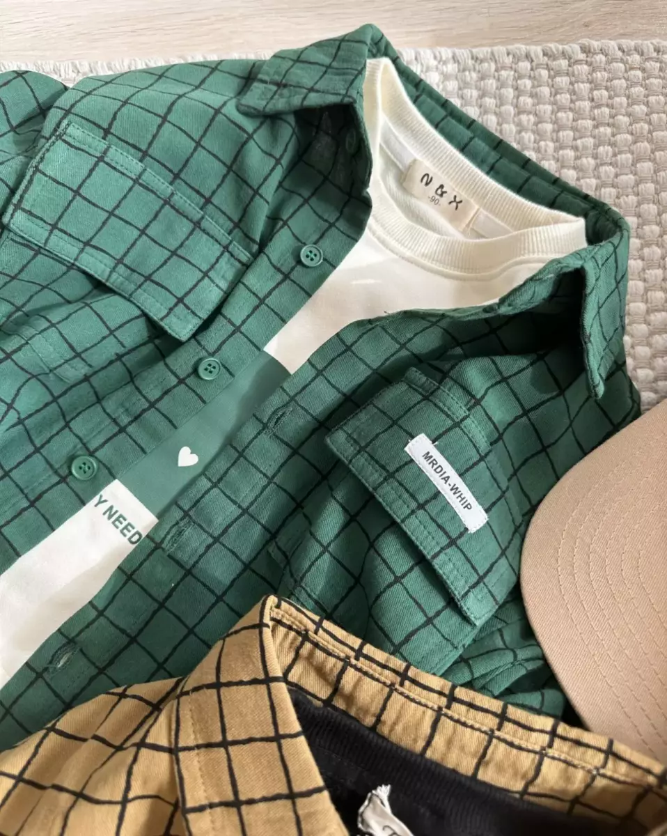 پیراهن چهار خونه کد 600