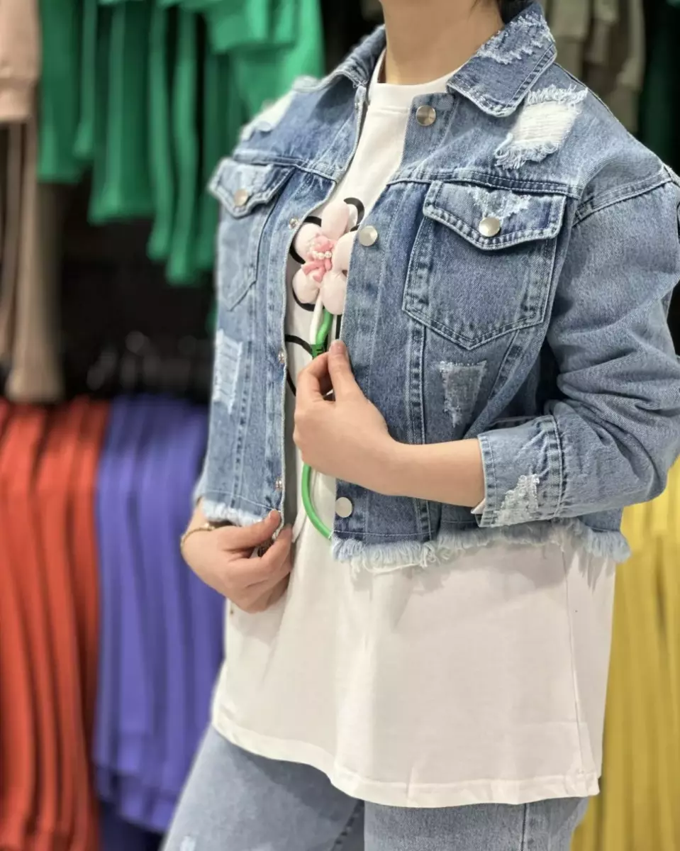 کت جین کراپ کد 613