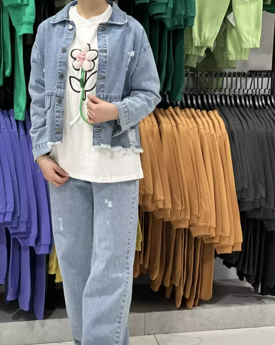 کت جین کراپ کد 614