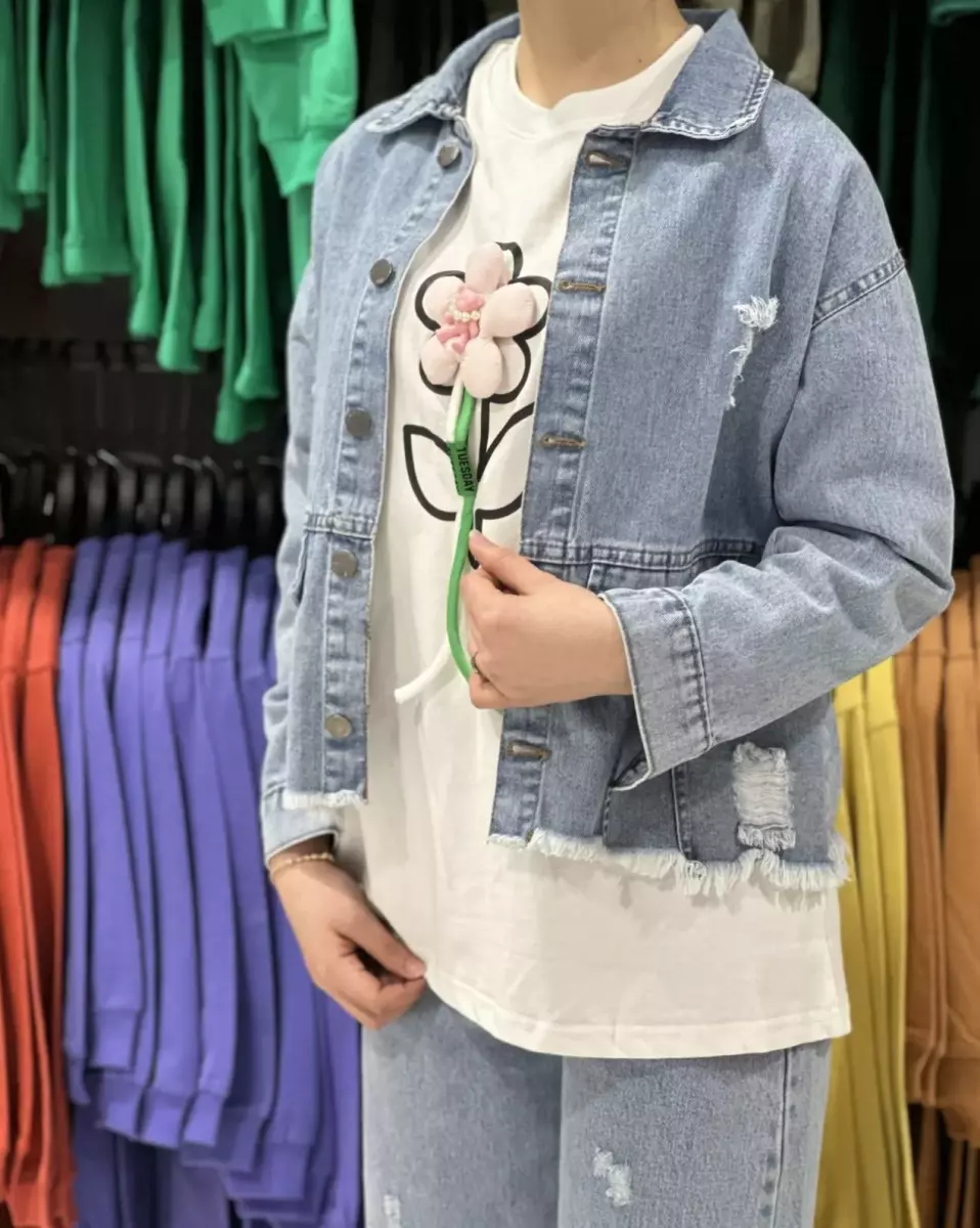 کت جین کراپ کد 614