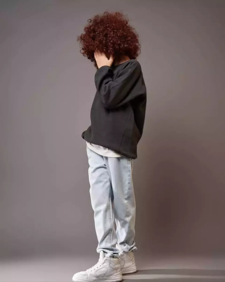 شلوار جین مام فیت کد 688