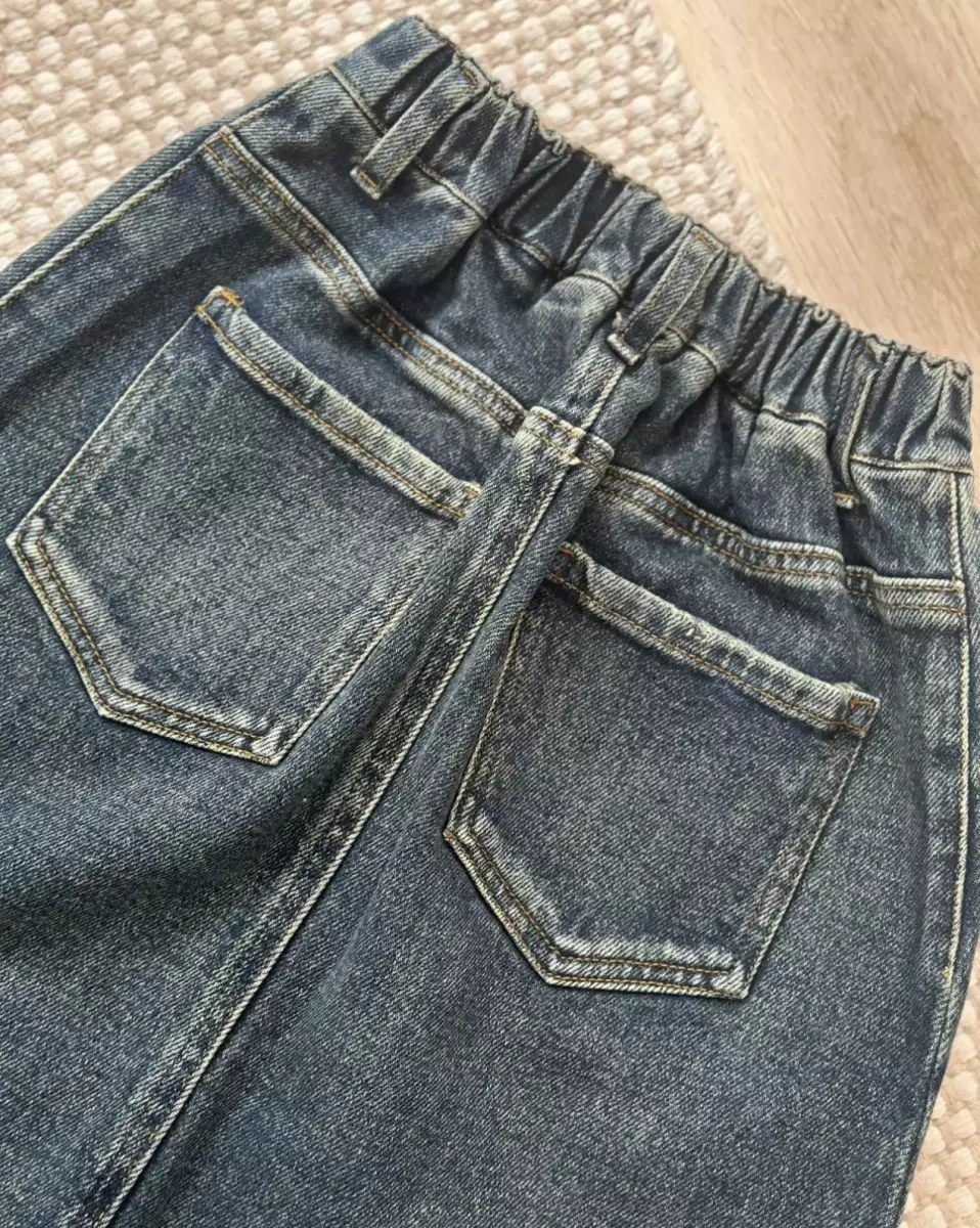 دامن جین کارگو کد 651