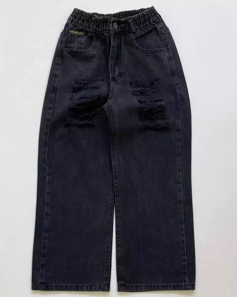 شلوار جین نیم بگ کد 720