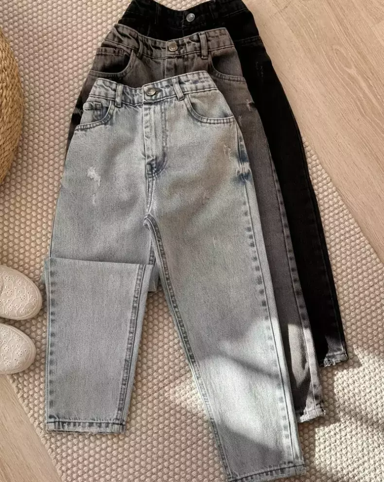 شلوار جین مام استایل کد 542