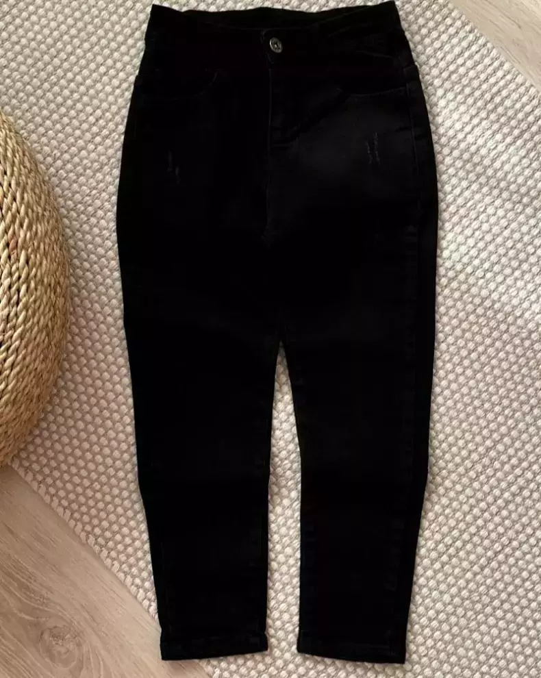 شلوار جین مشکی کد 549