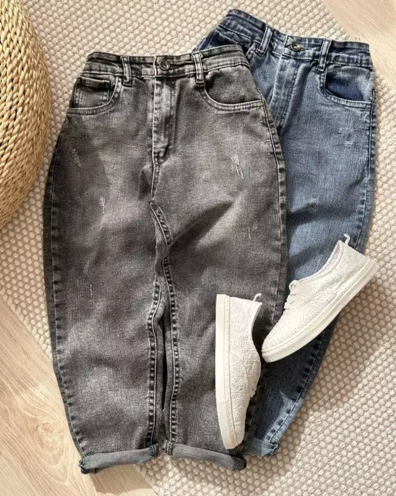 شلوار جین مام فیت کد 578