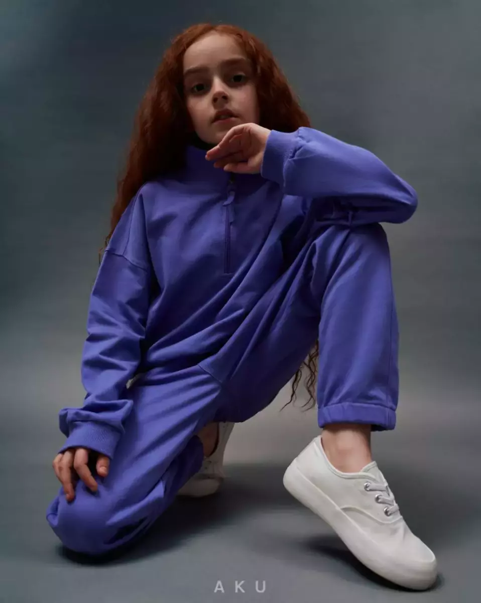 ست بلوز نیم زیپ و شلوار کد 582