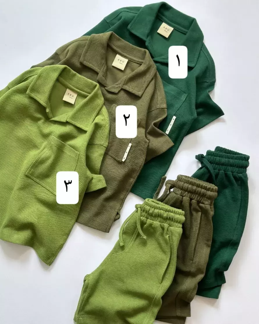 تیشرت و شلوارک بیسکوئیت کد 702