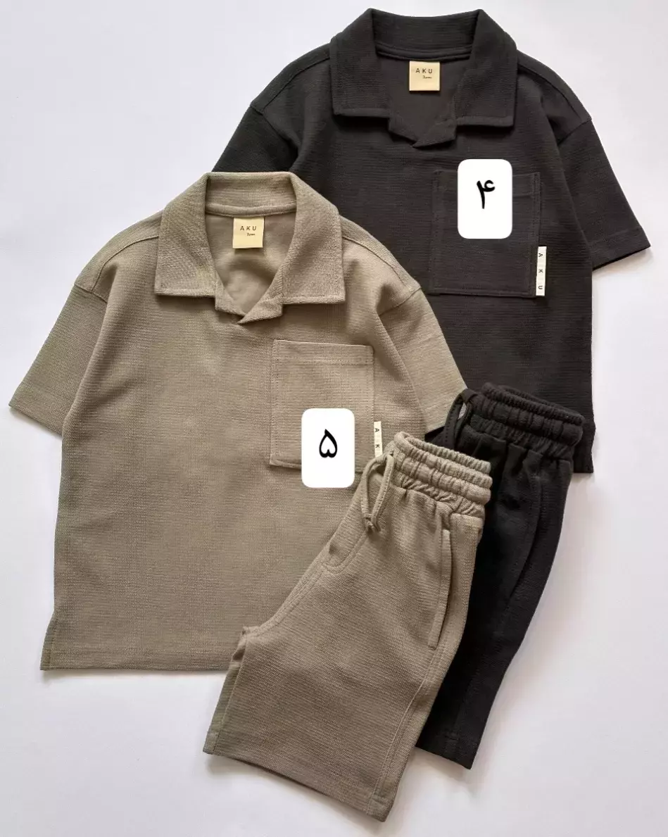 تیشرت و شلوارک بیسکوئیت کد 702