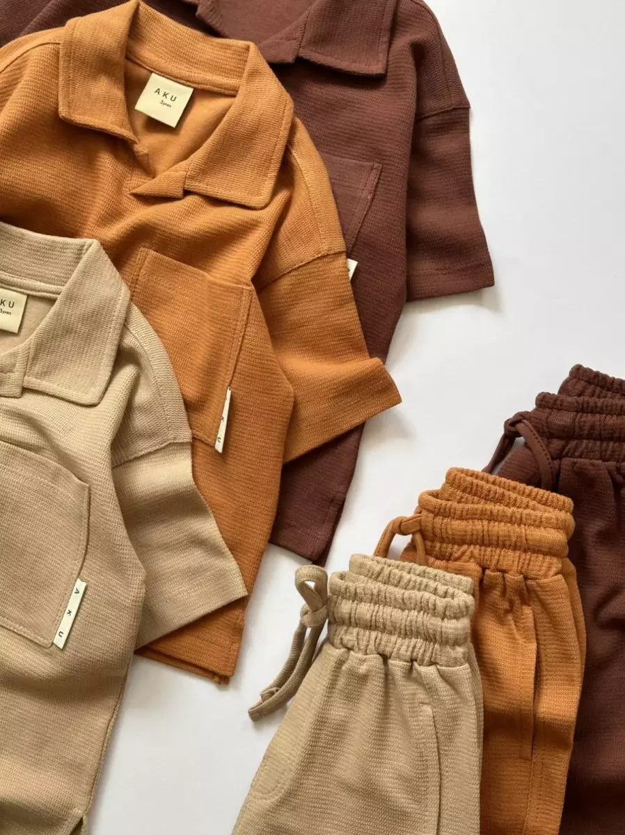 تیشرت و شلوارک بیسکوئیت کد 702