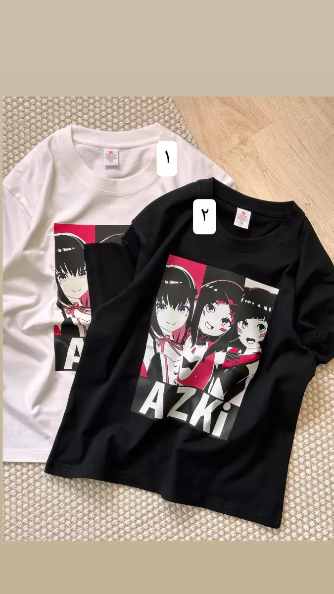 تیشرت انیمه 2 کد 747