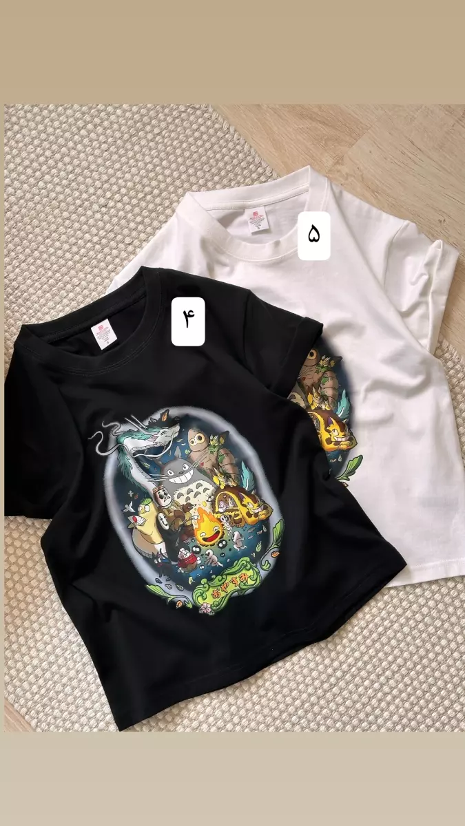 تیشرت انیمه 2 کد 747