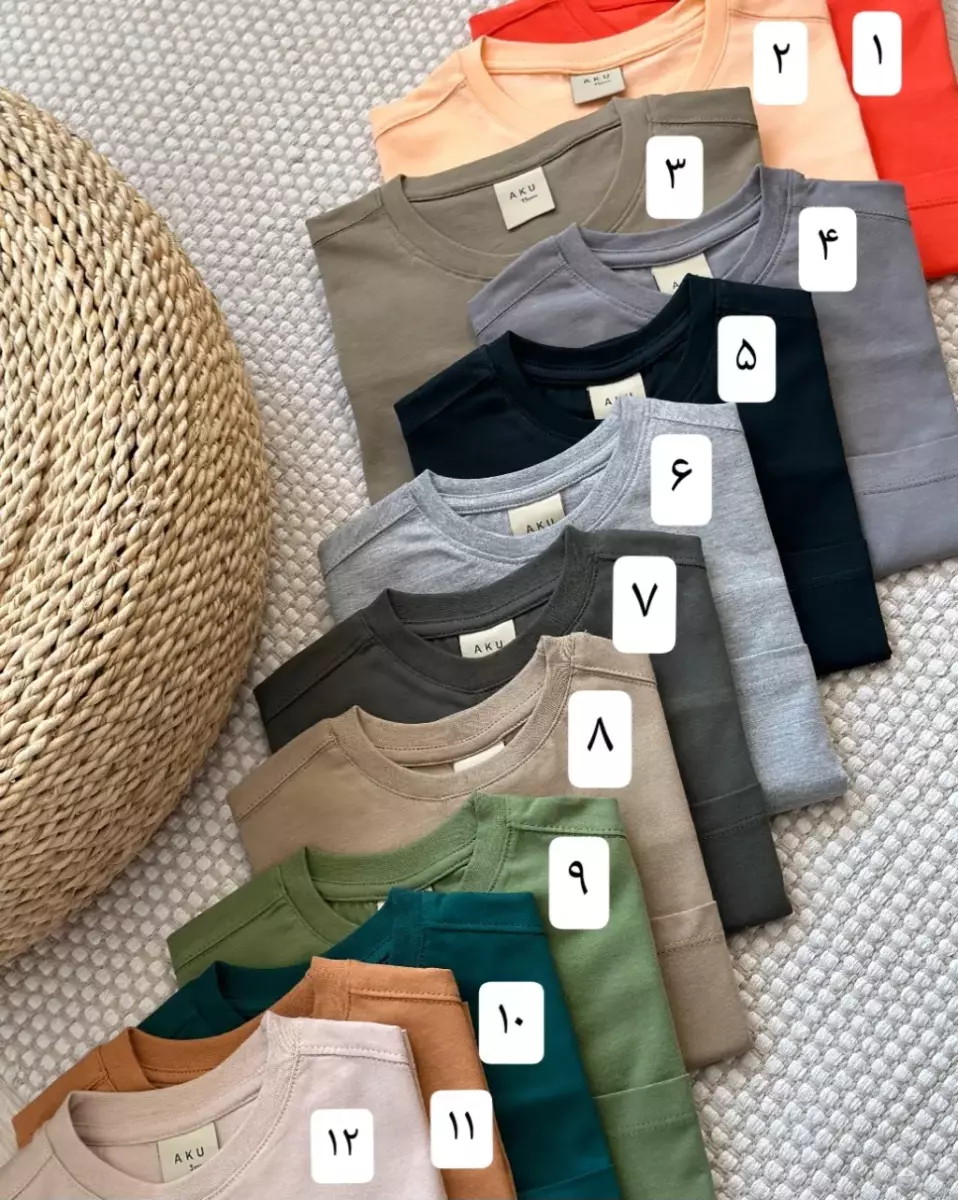 تیشرت مداد رنگی کد 779