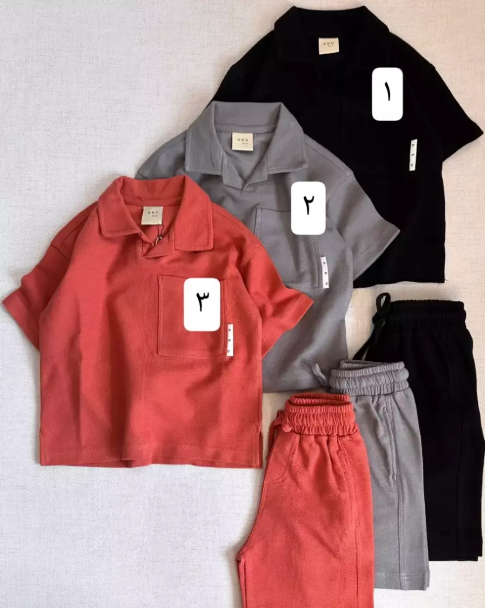 تیشرت و شلوارک بیسکوئیت کد 793