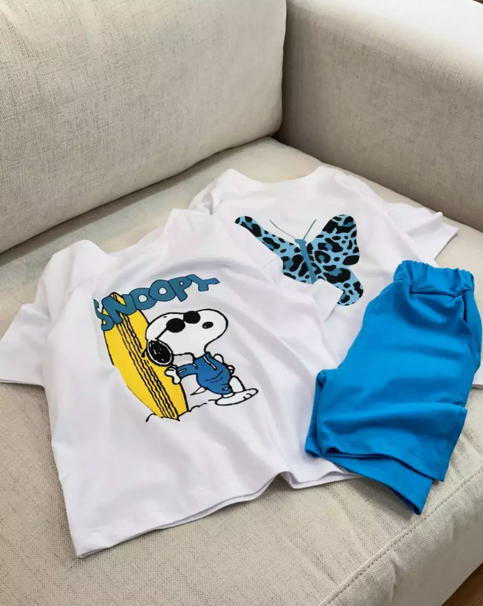 تیشرت و شلوارک پروانه کد819