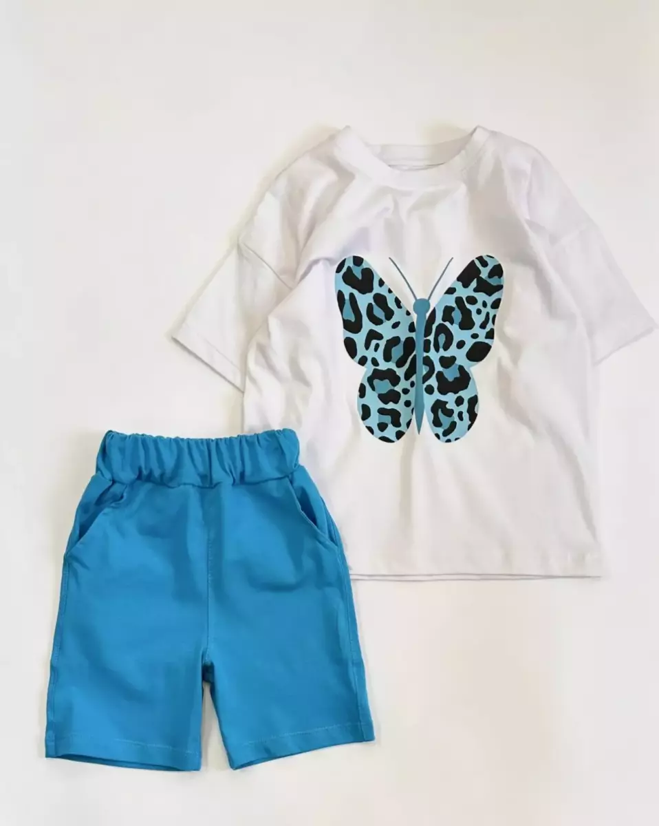 تیشرت و شلوارک پروانه کد819