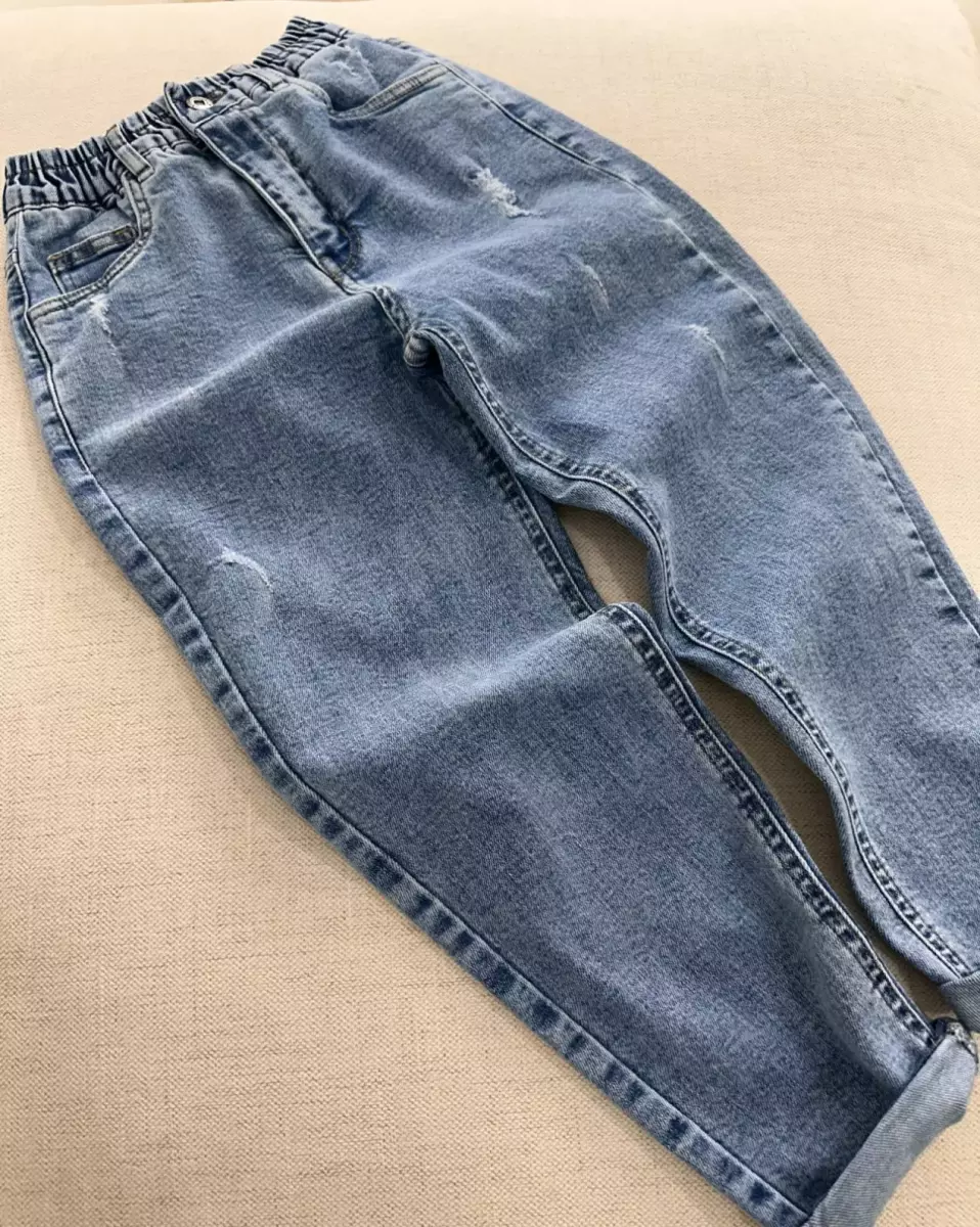 شلوار جین مام فیت کد 832