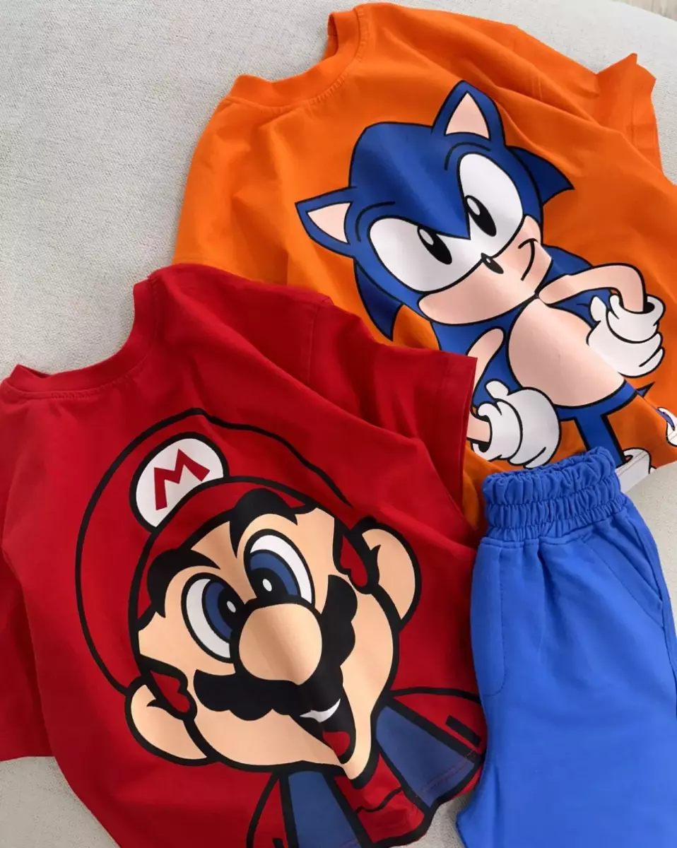 تیشرت و شلوارک سونیک و ماریو کد 835