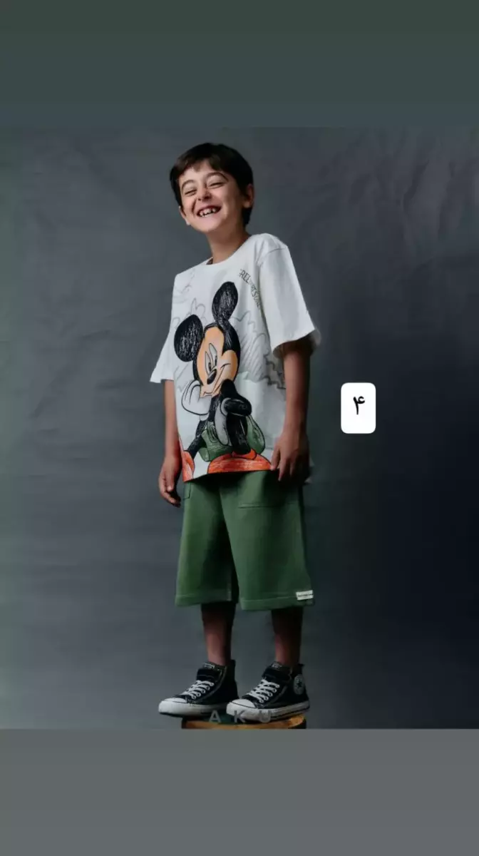 ست تیشرت و شلوارک کاترین کد 842