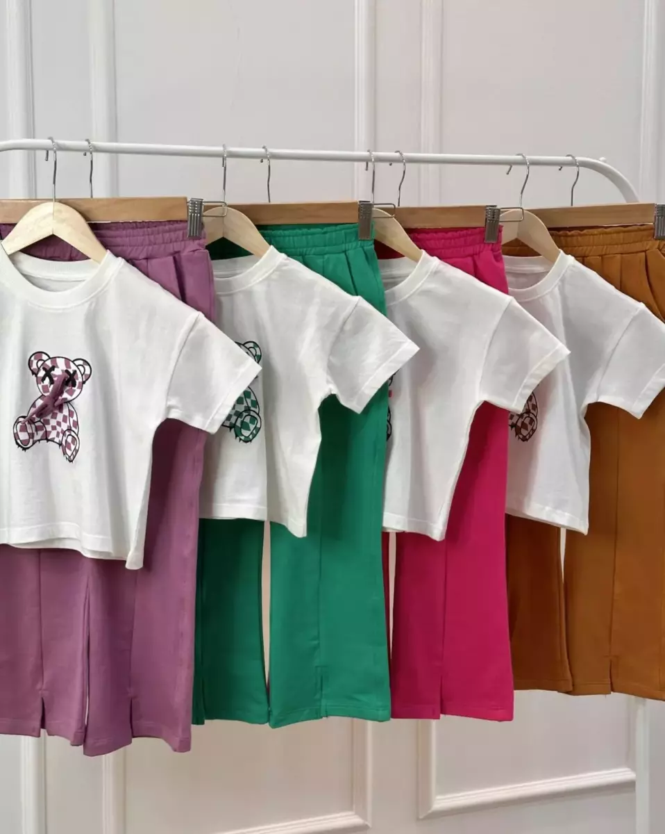 کراپ و شلوار خرسی کد 850