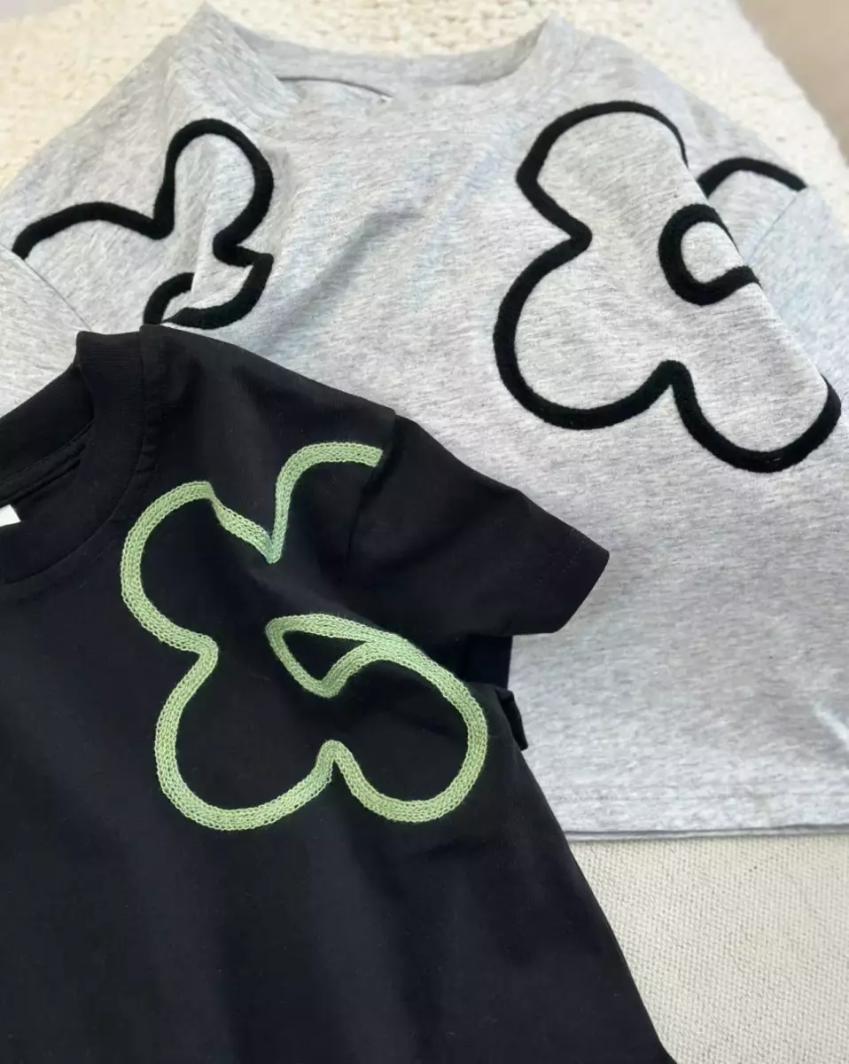 تیشرت کراپ گل کد 868