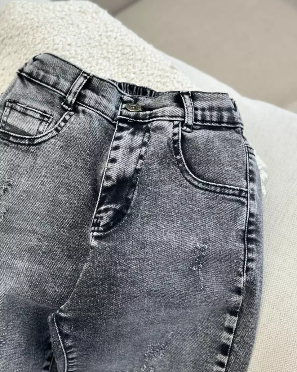 شلوار جین مام فیت کد 881