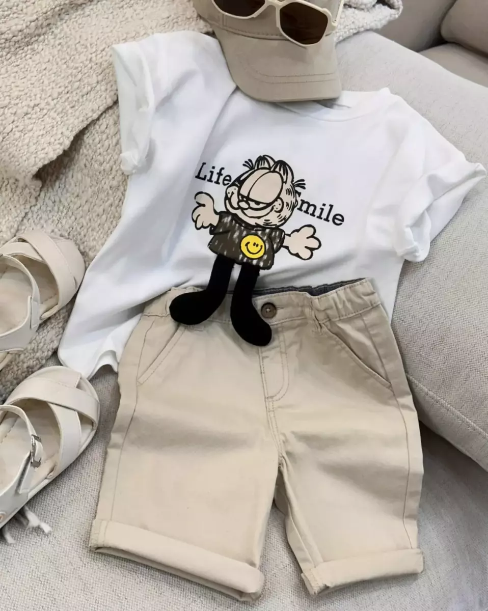 شلوارک کتان پوبین کد 890