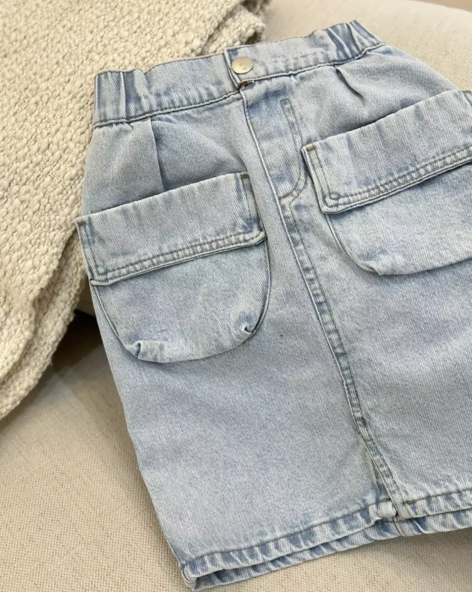 دامن جین کارگو کد 912