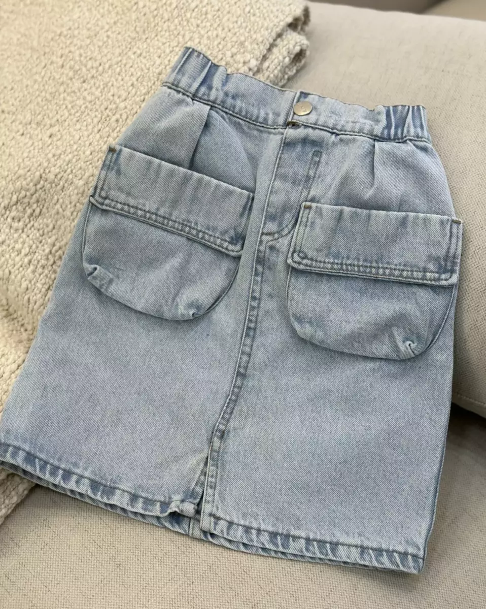 دامن جین کارگو کد 912