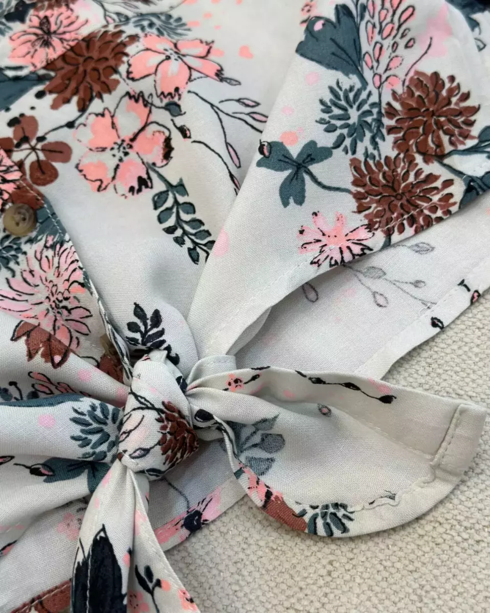 بلوز گره ای صحرا کد 915