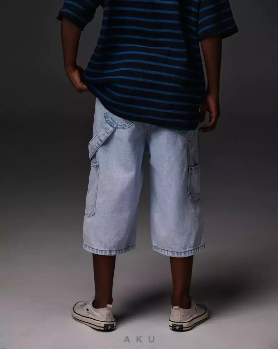 شلوارک کارگو جین کد 941