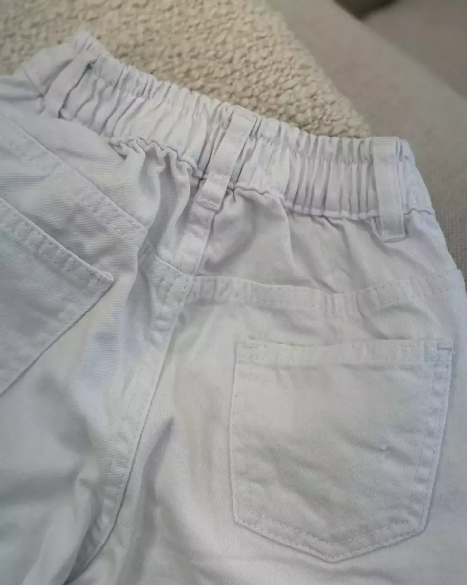 شلوار مام سفید کد 945