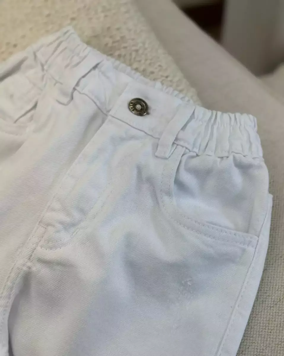 شلوار مام سفید کد 945