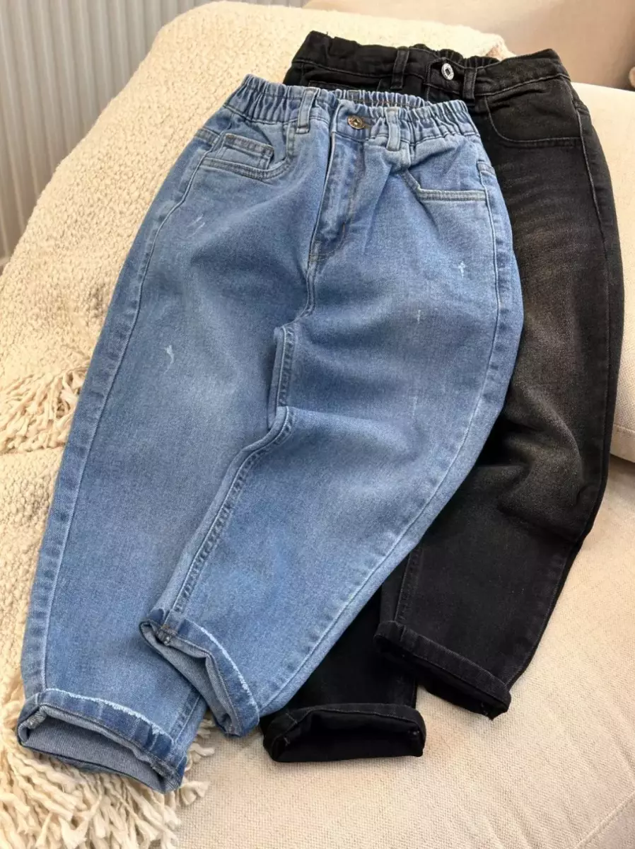 شلوار جین مام فیت دریا کد 984