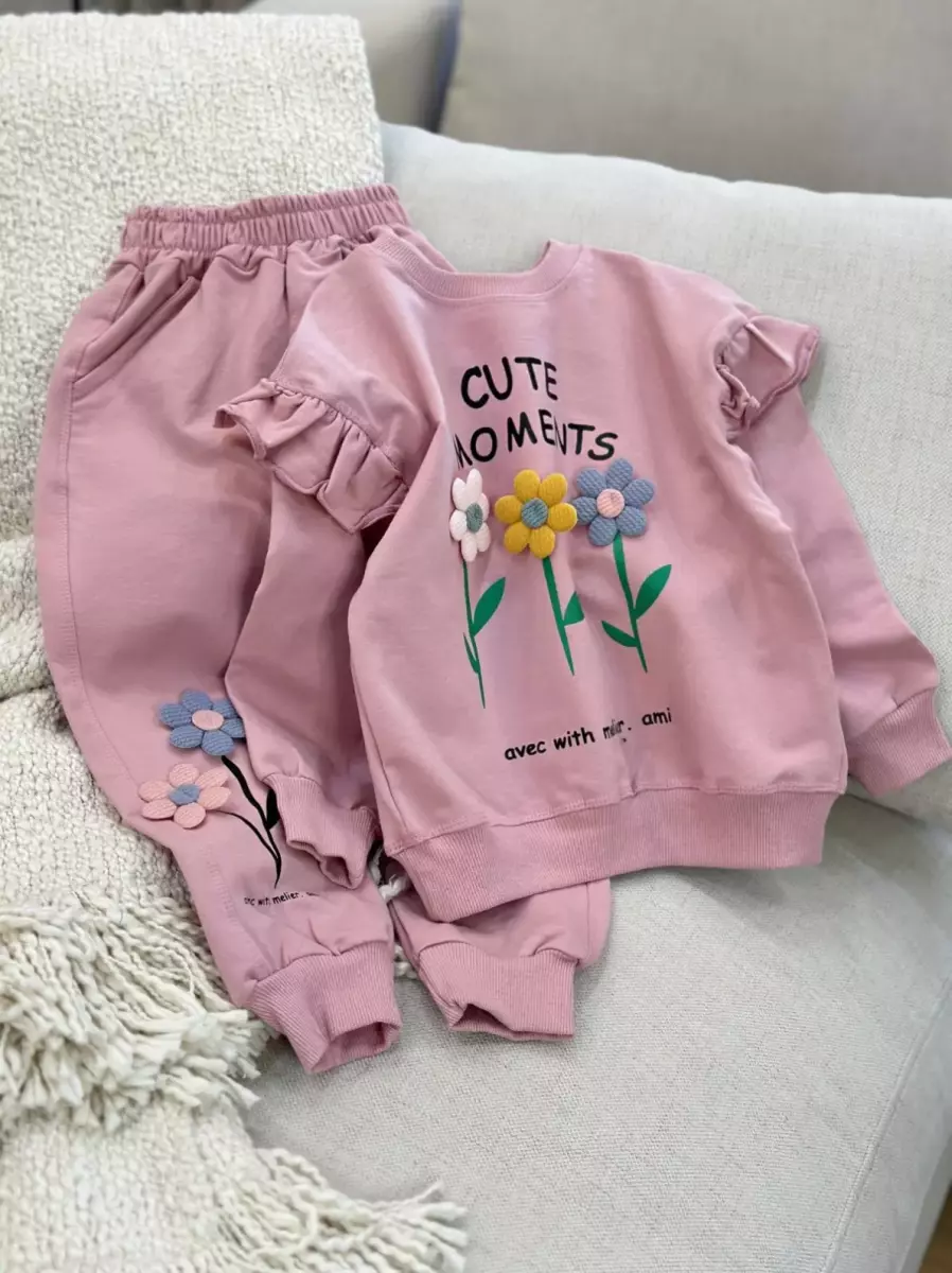 بلوز شلوار گلی کد 961