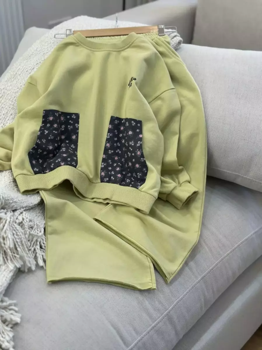 بلوز شلوار نبات کد1008