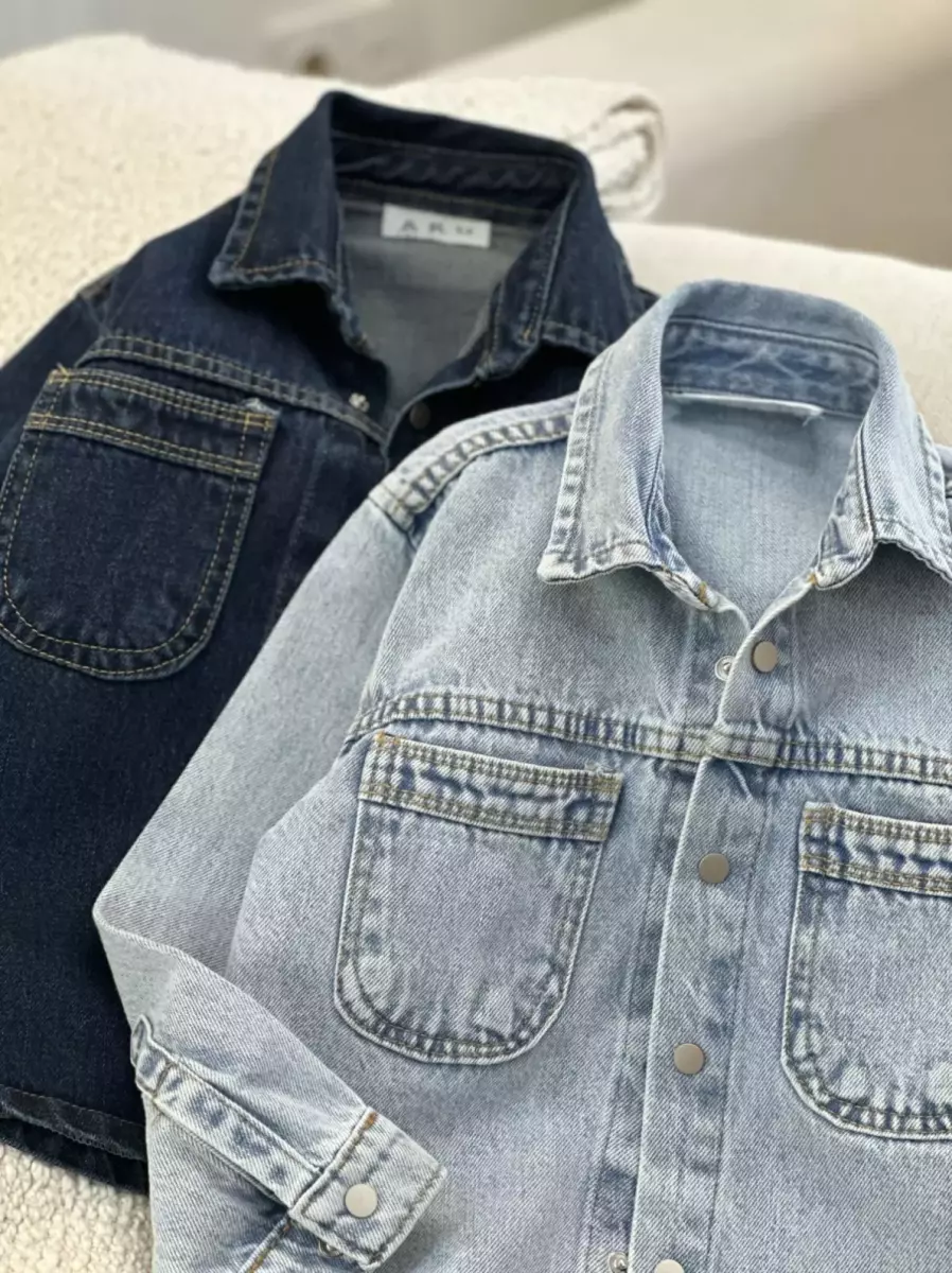 پیراهن پاییزی جین کد 1014