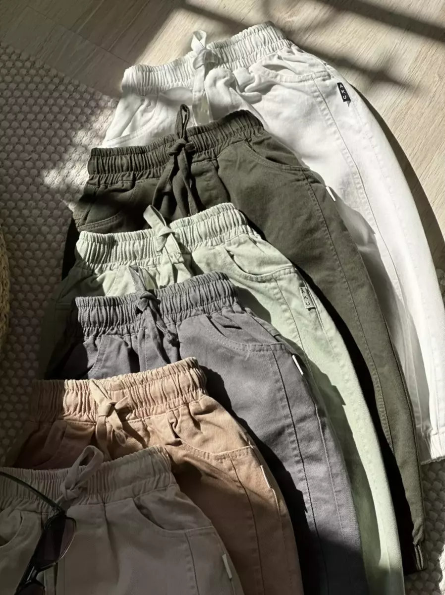 شلوار اسلش کتان کد 1061