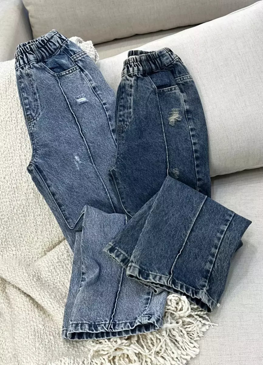 شلوار بگ جین کد1101