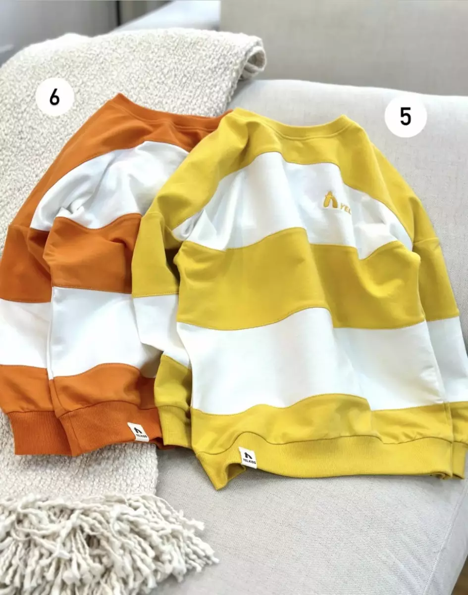 بلوز راه راه پاییزی کد1080