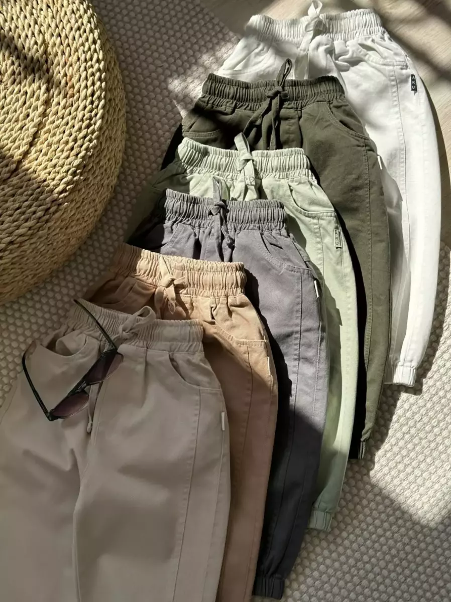 شلوار اسلش کتان کد 1061