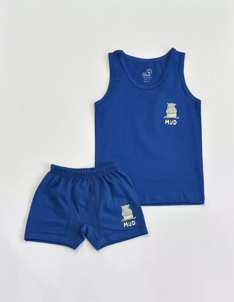 ست رکابی و شورت پسرانه کد1078