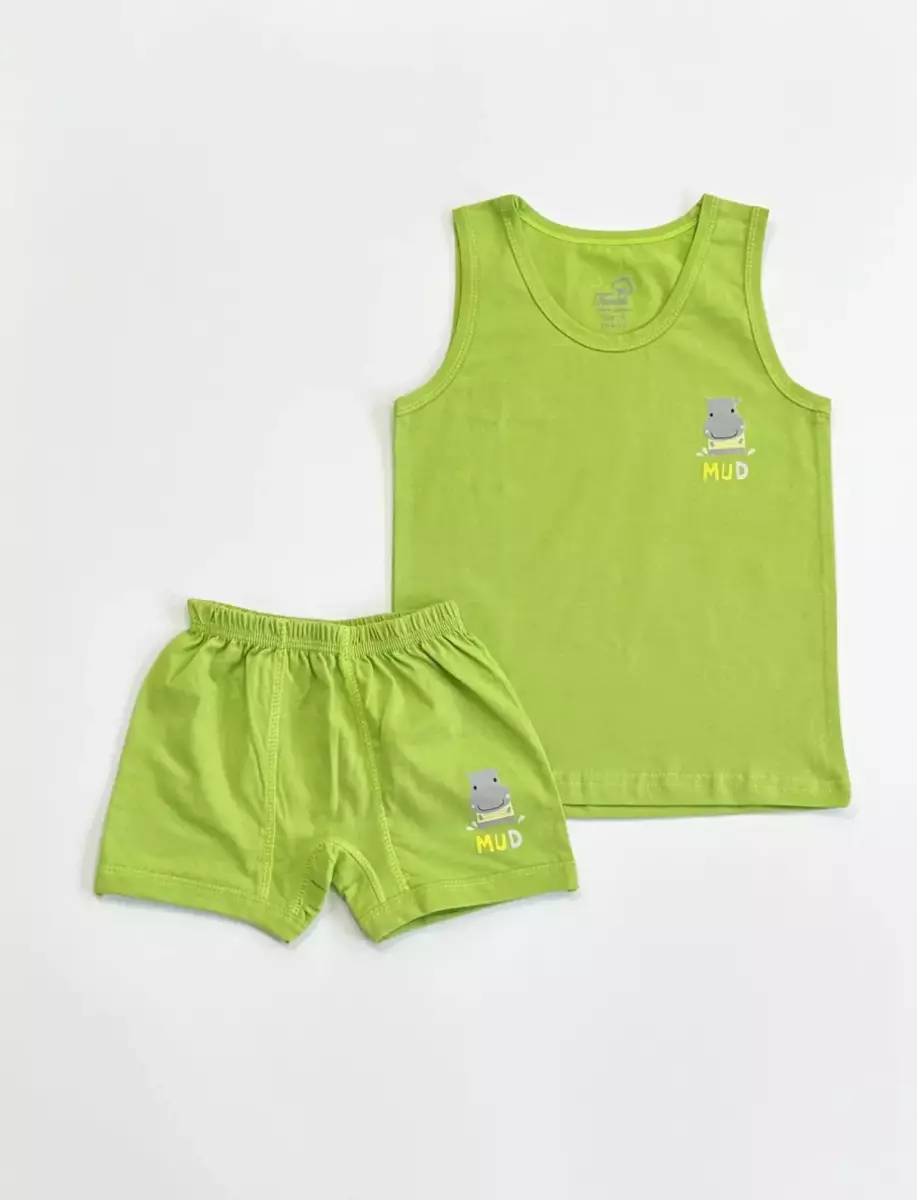 ست رکابی و شورت پسرانه کد1078