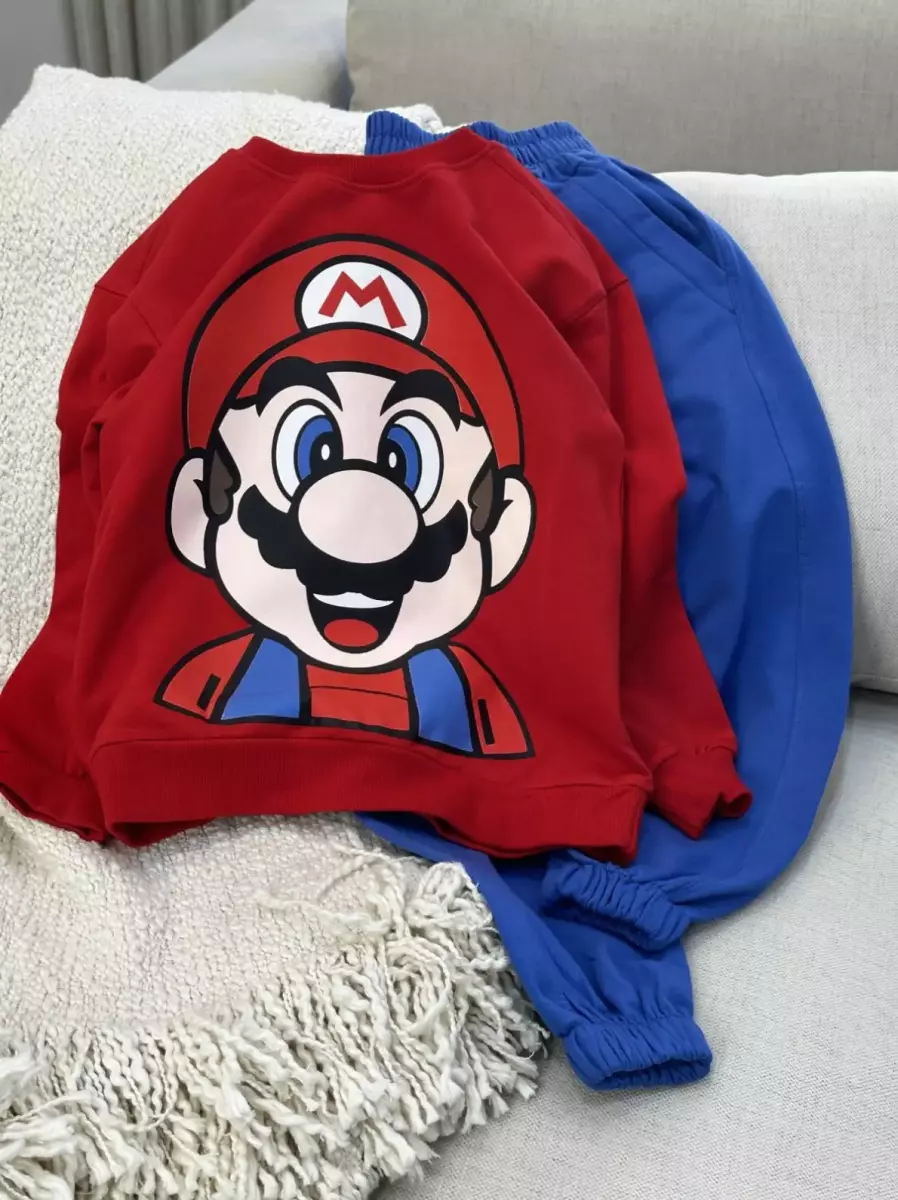 بلوز و شلوار سونیک و ماریو کد1096