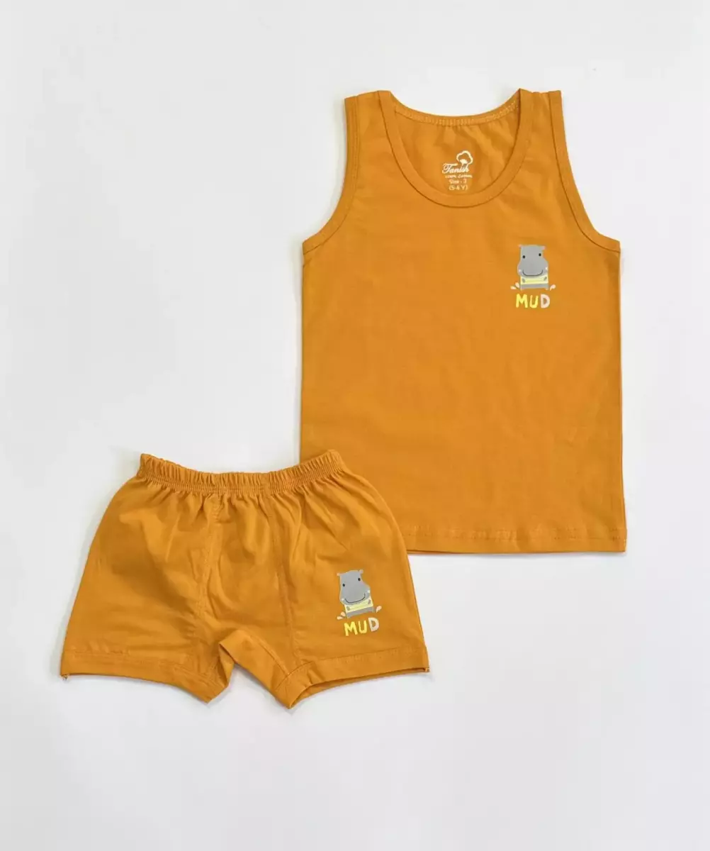 ست رکابی و شورت پسرانه کد1078