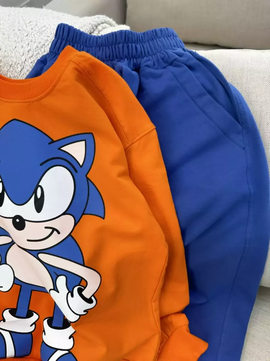 بلوز و شلوار سونیک و ماریو کد1096
