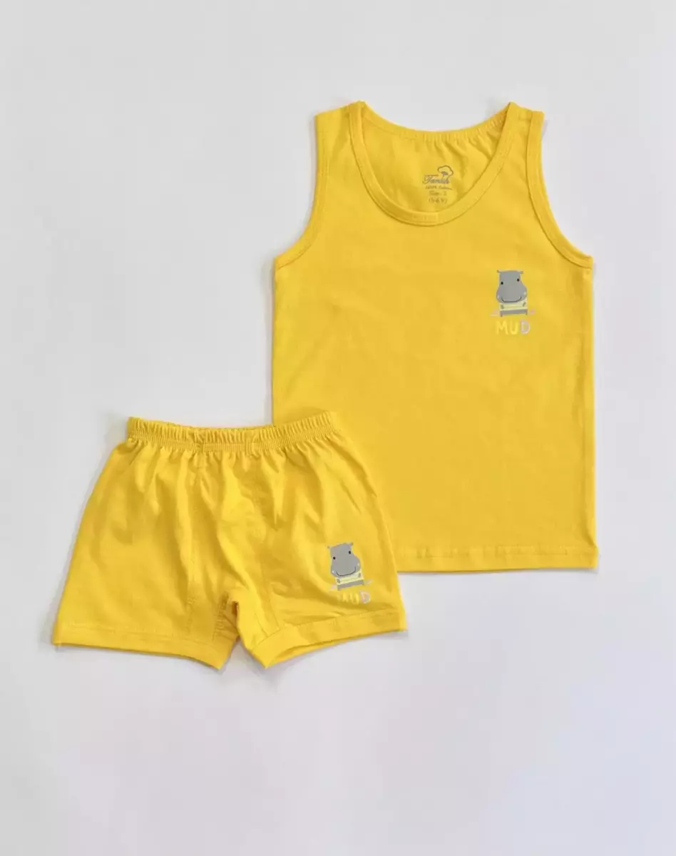 ست رکابی و شورت پسرانه کد1078