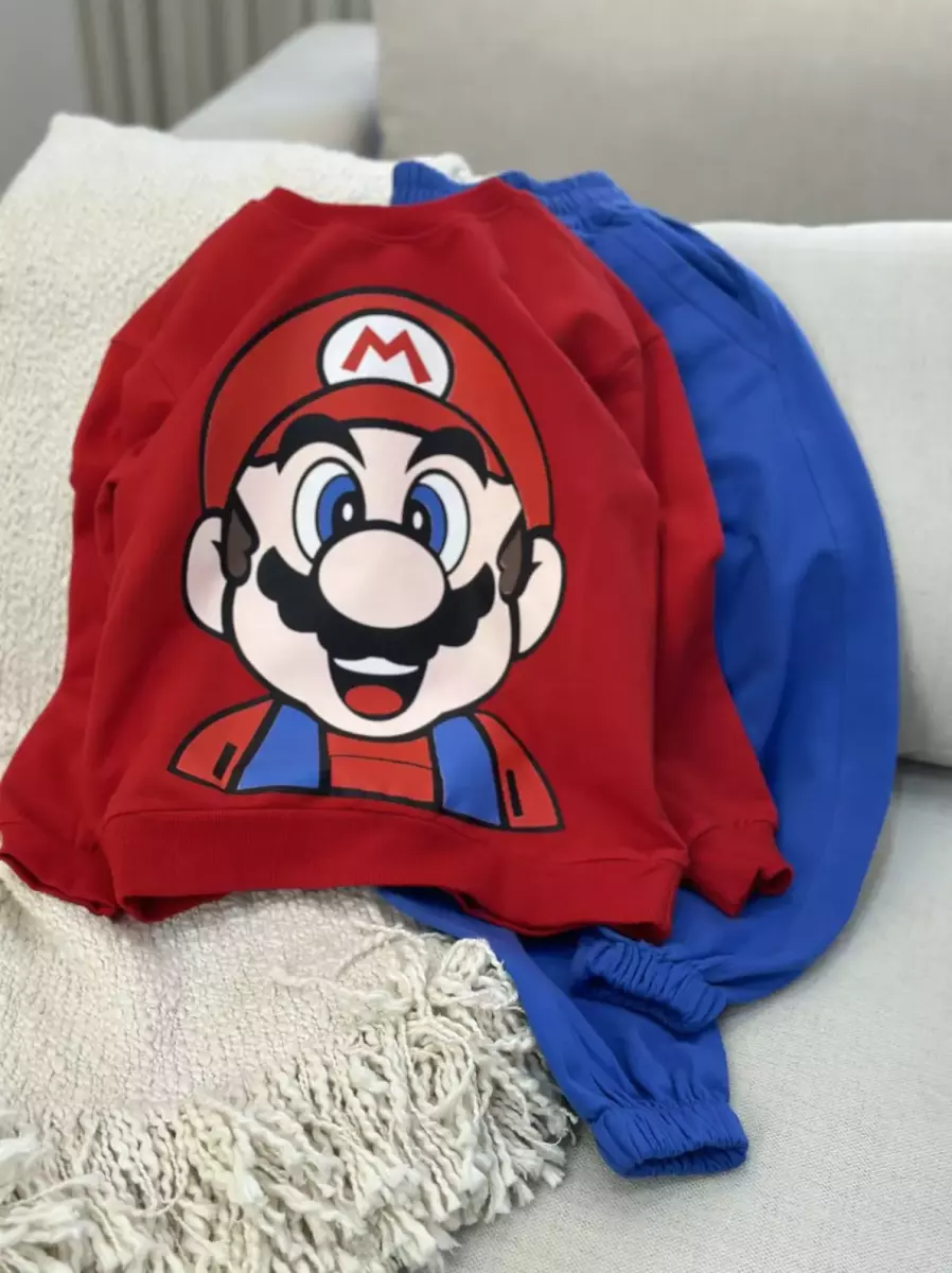 بلوز و شلوار سونیک و ماریو کد1096