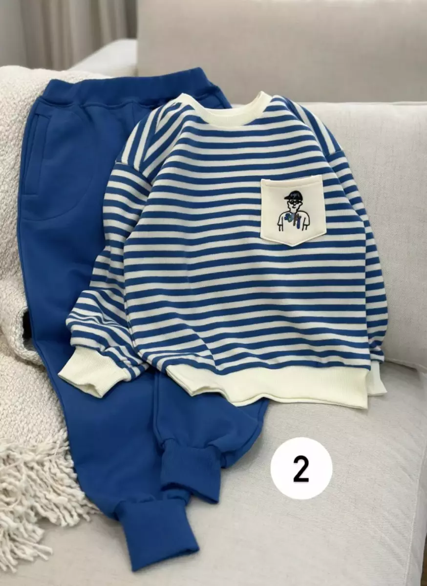 ست دو تیکه راه راه کد1122